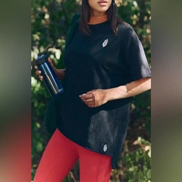 Free People Movement “DENVER” Oversized Tee - S - Picture 2 of 4